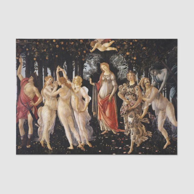 Papel De Seda Sandro Botticelli - La Primavera (Anverso)