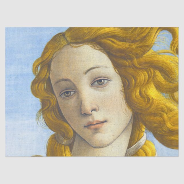 Papel De Seda Sandro Botticelli - Nacimiento de los detalles de  (Anverso)
