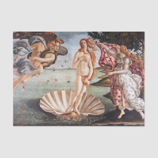 Papel De Seda Sandro Botticelli - Nacimiento de Venus (Anverso)