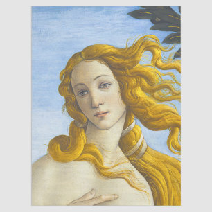 Papel De Seda Sandro Botticelli - Nacimiento de Venus Close-up