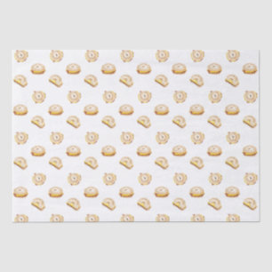 Papel De Seda Sandwich de desayuno con huevos de bacon y queso B