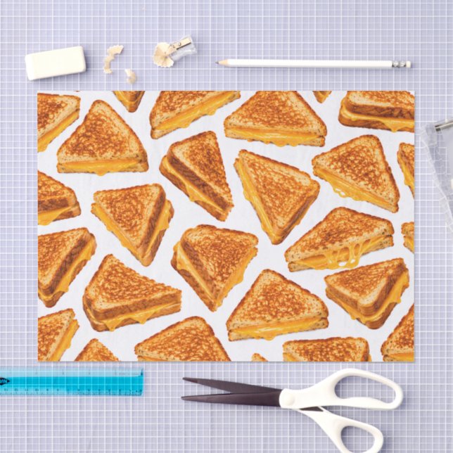 Papel De Seda Sándwich de Queso a la Parrilla (Artesanía)