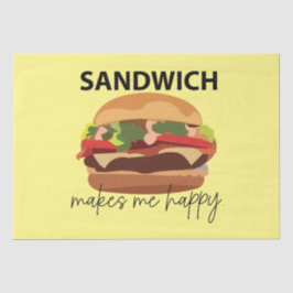 Papel De Seda Sandwich me hace feliz