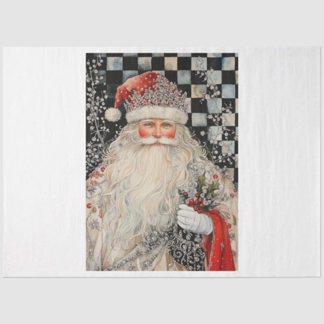 Papel De Seda Santa Claus (Anverso)