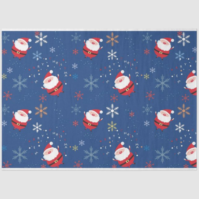 Papel De Seda Santa Claus (Anverso)