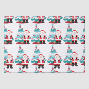 Papel De Seda Santa Claus