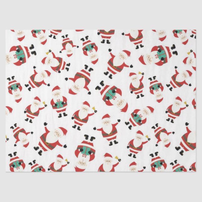 Papel De Seda Santa Claus (Anverso)