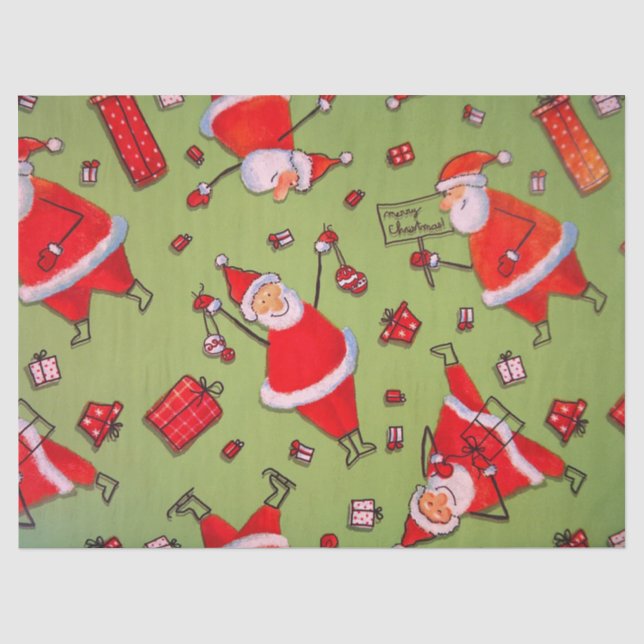Papel De Seda santa Claus (Anverso)