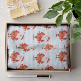 Papel De Seda Santa Claus festivo