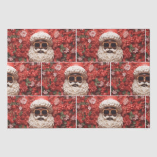 Papel De Seda Santa Claus Melanin Navidades 3D St. Nick