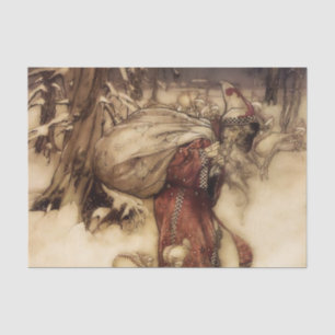 Papel De Seda "Santa Claus" por Arthur Rackham