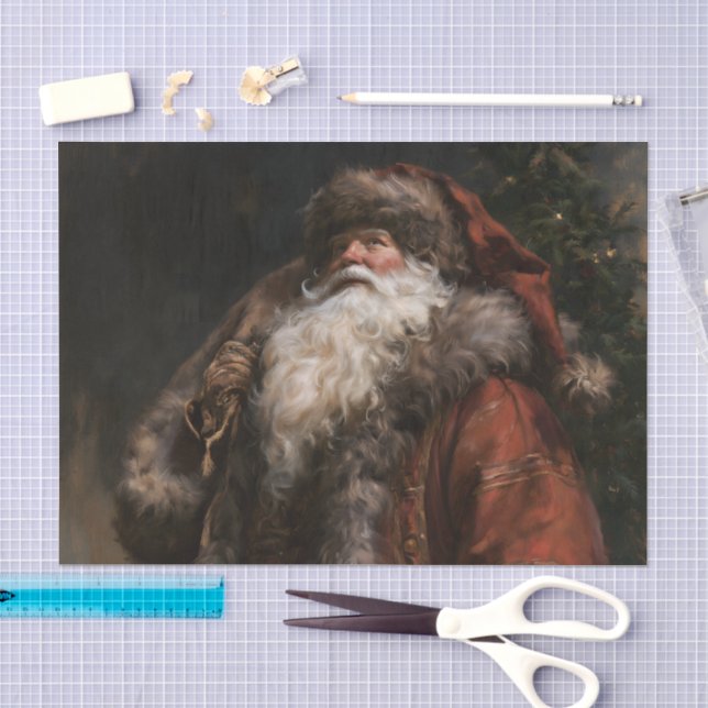 Papel De Seda Santa de antaño (Artesanía)