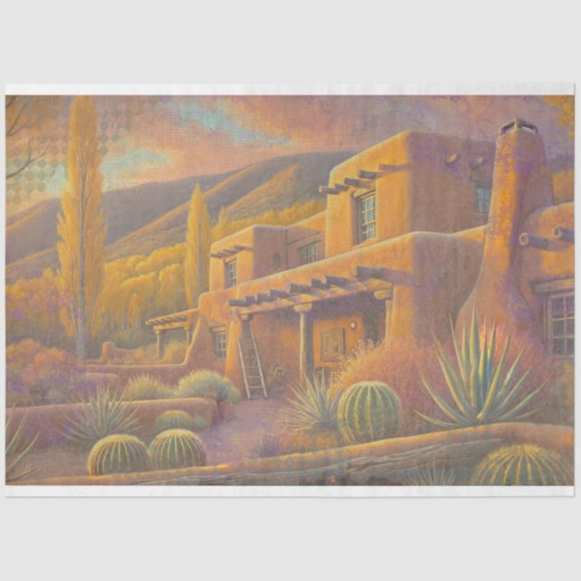 Papel De Seda Santa Fe Gold (Anverso)