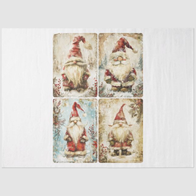 Papel De Seda Santa Gnomes (Anverso)