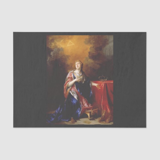 Papel De Seda Santa Margarita de Escocia (Anverso)