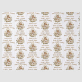 Papel De Seda Santa María con el bautismo de Jesús de los niños