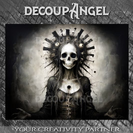 Papel De Seda Santa Muerte Susurradora - Desnudo -