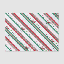 Santa & Snowman Christmas Stripes