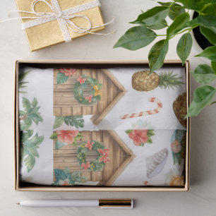 Papel De Seda Santa Surf Shack Hawái – “¡Mele Kalikimaka!”