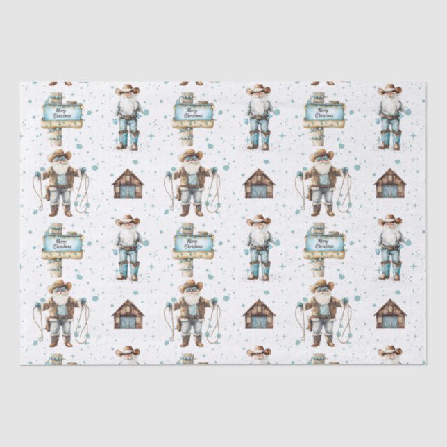 Papel De Seda Santa Vaquero  (Anverso)