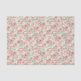 Papel De Seda Santas Sleigh Cutout Florece