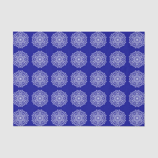 Papel De Seda Sapphire Mandala (Anverso)