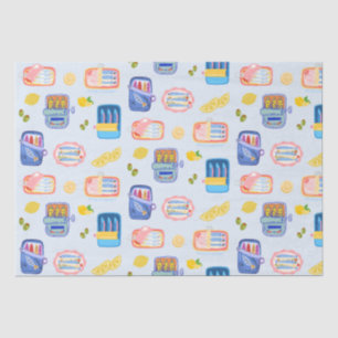 Papel De Seda Sardinas y Limones