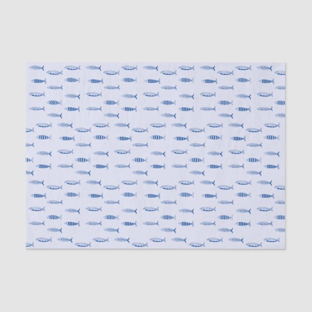 Papel De Seda Sardines Pattern (Anverso)