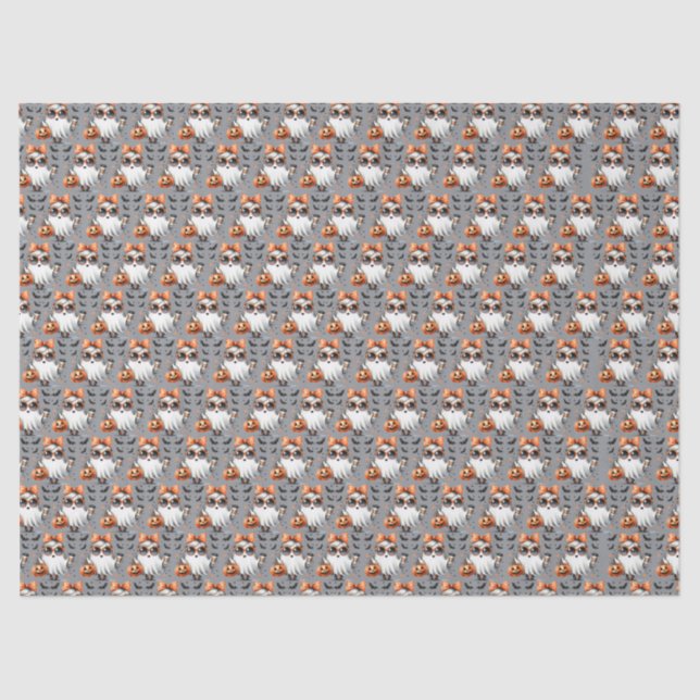 Papel De Seda Sassy Ghost Halloween (Anverso)