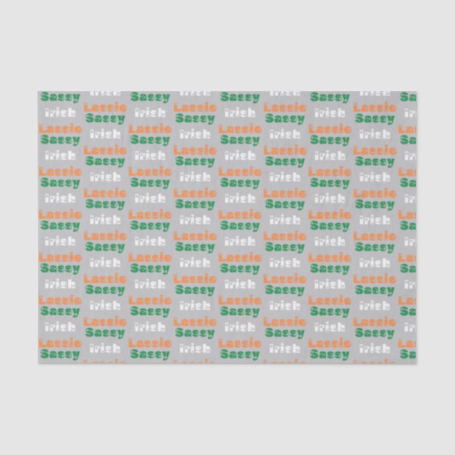 Papel De Seda Sassy Irish Lassie (Anverso)