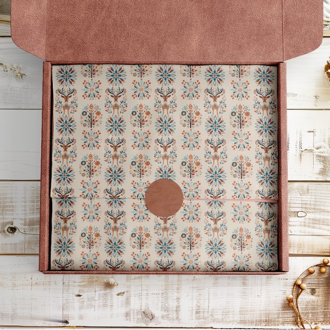 Papel De Seda Scandinavian Deer Holiday (Subido por el creador)