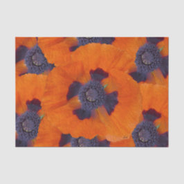 Papel De Seda Scarlet Naranja Poppy 1