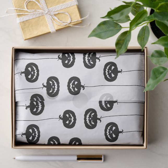 Papel De Seda Scary Pumpkin hanging (Regalo )