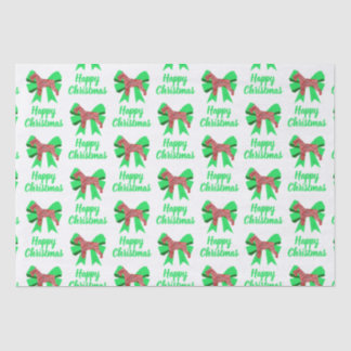 Papel De Seda Schnauzer Silhouette Navidades rojos Perro y Bow B