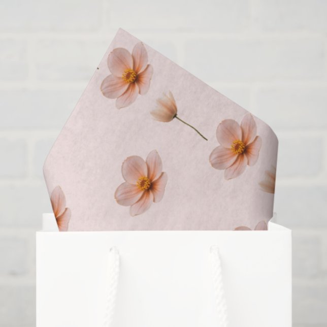 Papel De Seda Schwebende Blumenmelodie (Bolsa de regalo)