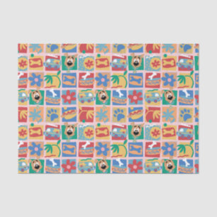 Papel De Seda Scooby-Doo Patrón de bebé divertido