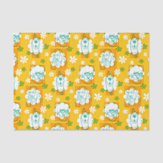 Papel De Seda Scooby-Doo | Patrón floral de caracteres