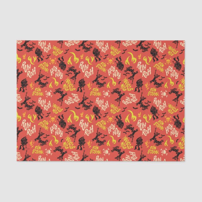 Papel De Seda Scooby-Doo | Ruh Roh Run Scoob! Estampado (Anverso)