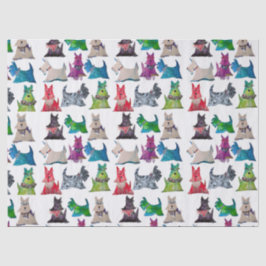 Papel De Seda Scotties Coloridos