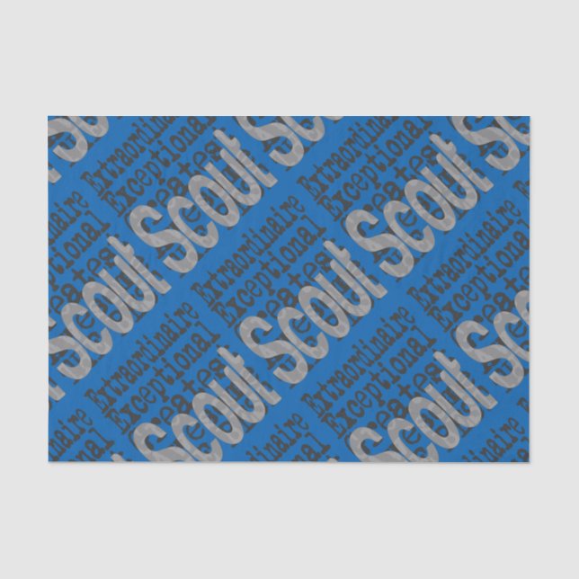 Papel De Seda Scout Extraordinaire (Anverso)