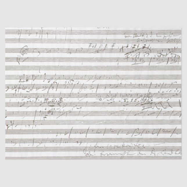 Papel De Seda Scrible Scratage Song Sepia (Anverso)