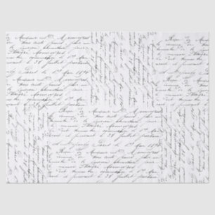 Papel De Seda Script Love Tissue Paper
