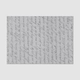 Papel De Seda Script manuscriito vintage