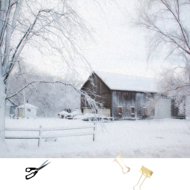 Papel De Seda Se puede escuchar el silencio - Barn de invierno (Subido por el creador)