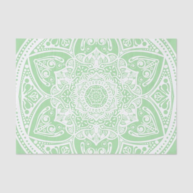 Papel De Seda Seafoam Mandala (Anverso)