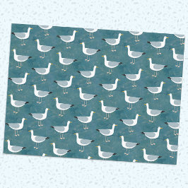 Papel De Seda Seagull Nautical