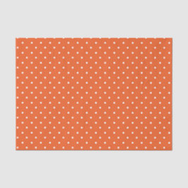 Papel De Seda Seamless  bright orange background polka dot