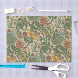 Papel De Seda Seamless vintage botanical pattern 