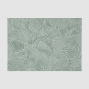 Papel De Seda Seda Coastal Beach Sage Green Decoupage