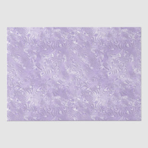 Papel De Seda Seda Moire Pequeño Patrón en Lila Lavanda